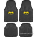 Batman Gummi -Auto -Bodenmatten 4 PC Front